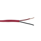 2C/16 AWG SOLID FPLR PVC- RED - 1000 FT