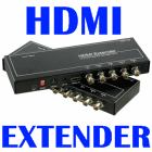 HDMI Extender uses Five Coaxial Cables