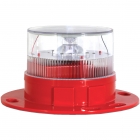 Easy to Install Automatic Solar Powered LED LIOL - Includes Battery - RED