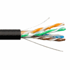 CAT5E Direct Burial Flooded 24-AWG/ 4-pair CMX Rated UTP LAN Cable