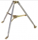 2 Foot Tripod for Antenna Mast - 1.66" OD (6 Bolts + Supporting Cup)
