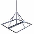 EZ-FRM-12510 Non-Penetrating Roof Mount - With 120" x 1.25" Mast Pole