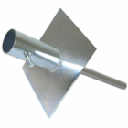 Telescopic Antenna Mast Heavy Duty Base Plate with Collar EZ32C
