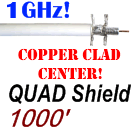 RG6 Quad Shield Coaxial Cable CommScope White