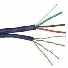 Structured Home Network Cable CAT5E + 4 x 16 AWG Speaker Wire