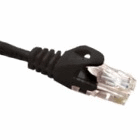 Cat6 UTP 550 MHz Snagless Ethernet Patch Cable 100 Feet Black