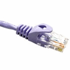 Cat6 UTP 550 MHz Snagless Ethernet Patch Cable 3 Feet Purple