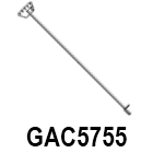 ROHN Tower GAC5755TOP Concrete Down Guy Anchor with 5 Hole Equalizer Plate