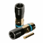 RG6 RCA Compression Connector for Quad Shield Cable