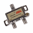 ASKA 2-Way Horizontal Splitter 5-1000 MHz. -W- Ground