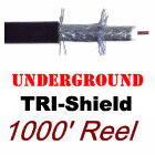 RG11 Tri Shield Burial Coaxial Cable 1000' CS