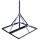 3S-FRM-200 Non-Penetrating Roof Mount - With 53" x 2.00" Mast 