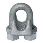 3/16"  Down Guy Wire Cable Clamp Galvanized Forged Steel