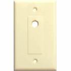 Single Port Off-Set Wall Plate Ivory