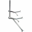 EZ 30-24 Deluxe Y Wall Mount Antenna Bracket with 24" Standoff and 3rd Leg