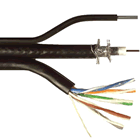 RG-7 CommScope F6SSVV Coaxial Cable Broadband RG7 Quad Shield
