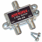 Antronix HS-2A 2-Way 1 GHz Coaxial Cable TV Antenna Splitter