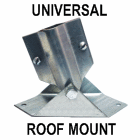 ROHN Universal Telescopic Antenna Mast Roof Mount R-ETMB