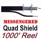 RG-11 Quad Shield Coaxial Cable CommScope F11SSVM 