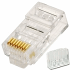 RJ45 8P8C Plug Connector for Stranded or Solid CAT6 Wire