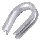 3/8 inch Heavy Duty Open Eye Wire Rope Thimble 3/8THH