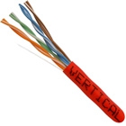 Bulk Category 6 Stranded UTP Cable CMR Rated Red