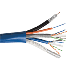 500 FT Bundled Cat6 RG6 Fiber Cable
