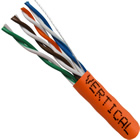 Cat5e Unshielded Stranded Riser Rated Network Cable 1000 FT Orange