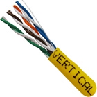 1000 FT Yellow Stranded PVC CAT5e Network Cable