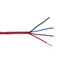 18/2FPLR-BOX C/18 AWG SOLID FPLR PVC - RED - 500 FT