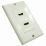 Dual HDMI Port Decora Style Wall Plate