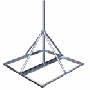 3S-FRM-15010 Non Penetrating Roof Mount - With 114" x 1.50" Mast Pole