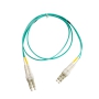  LC to LC OM3 Multimode Duplex Fiber Optic 2.0mm Patch Cable