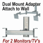 LCD-WM2 Dual LCD Monitor Wall Mount