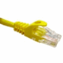 Cat5E UTP Snagless Ethernet Cable 5 Feet Yellow