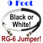 9 Foot RG6 Coaxial Jumper Cable