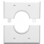 SKY05066 Skywalker Signature Series Split Dual Gang Wall Plate with 1.5 inch hole