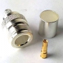 UHF Silver N Female 240 Connector for 50 Ohm Coaxial Cable.