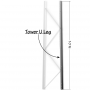 ROHN RSL Tower Legs for Section 4 | RSLL-R4