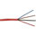4C/14 AWG SOLID FPLR PLENUM- RED - 1000 FT