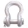 1/2 inch Round Pin Galvanized Shackle R-1/2S