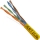 Bulk Category 6 Solid Core UTP CMR Rated Cable in Yellow